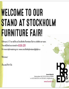 InvitationStockholmFurniturefair